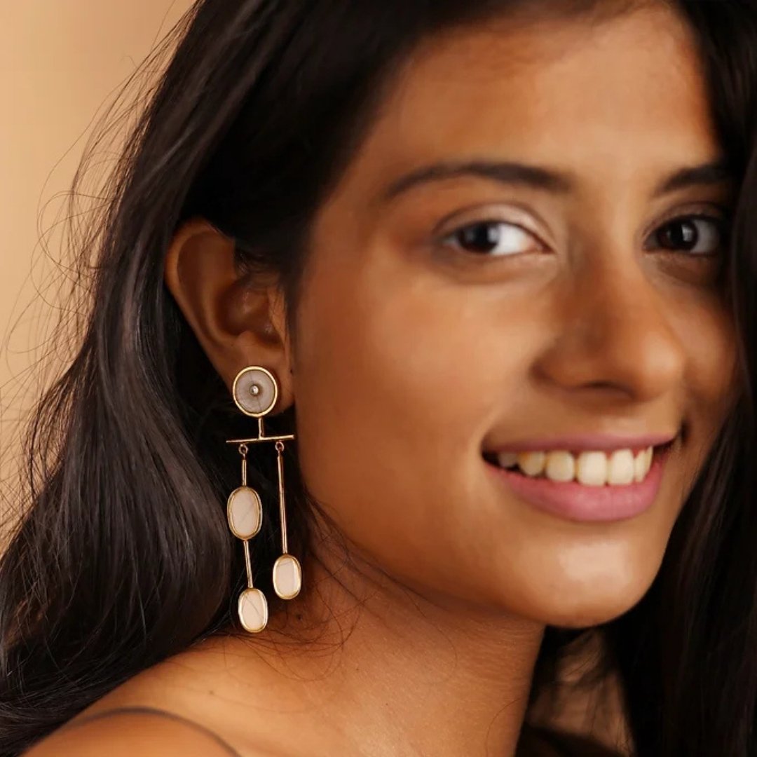 HAZEL PEARL EARRINGS