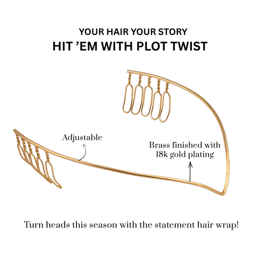 Klaire Studio GIGI VEE HAIR WRAP - hair accessory
