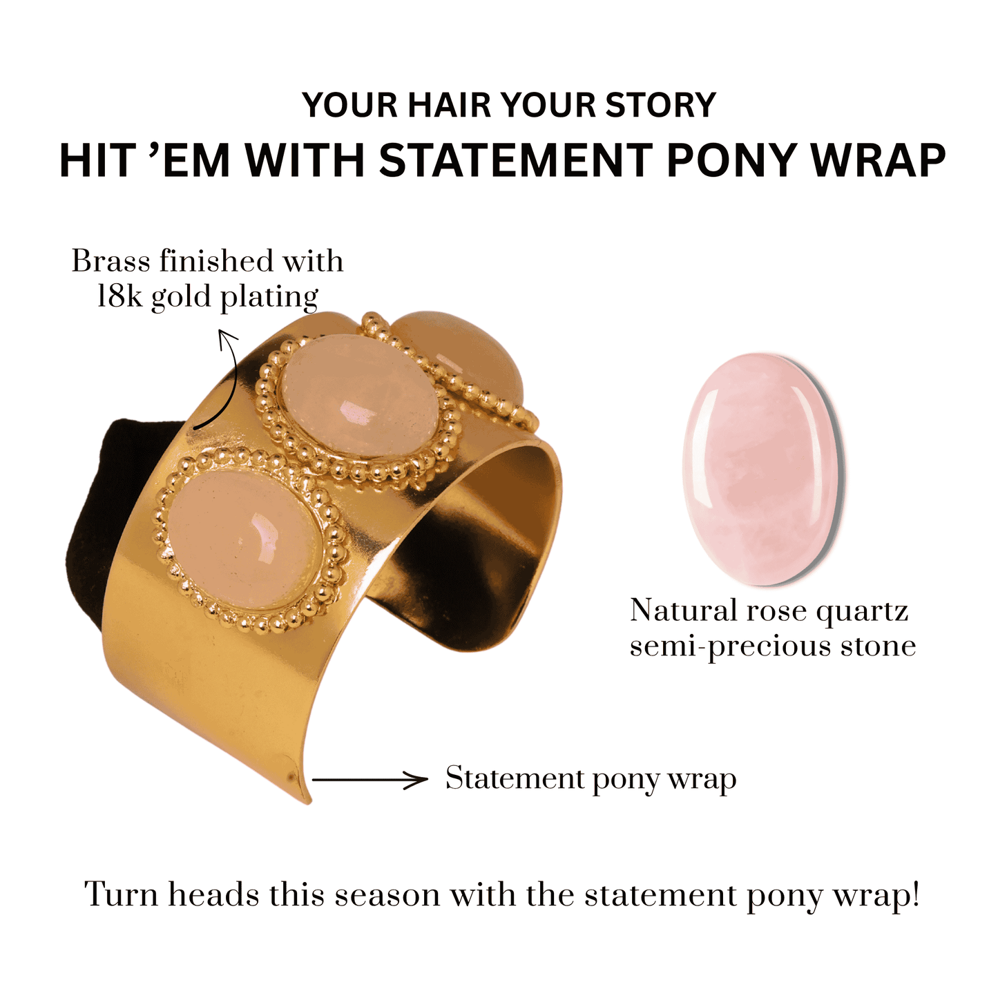 GULABI AFFAIR PONY WRAP