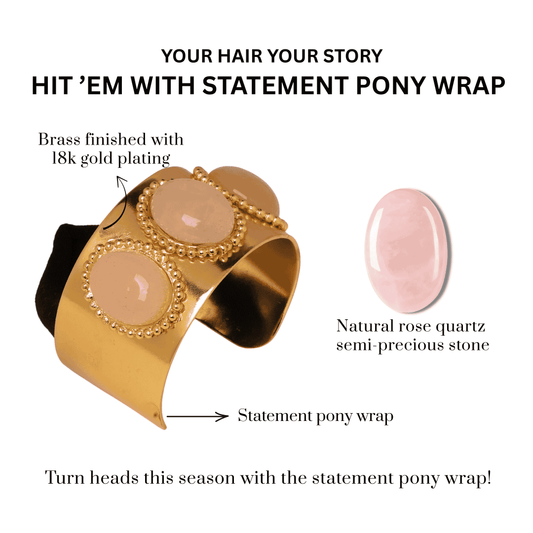 Klaire Studio GULABI AFFAIR PONY WRAP - hair accessory