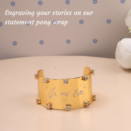 Klaire Studio PERSONALISED PONY WRAP - hair accessory