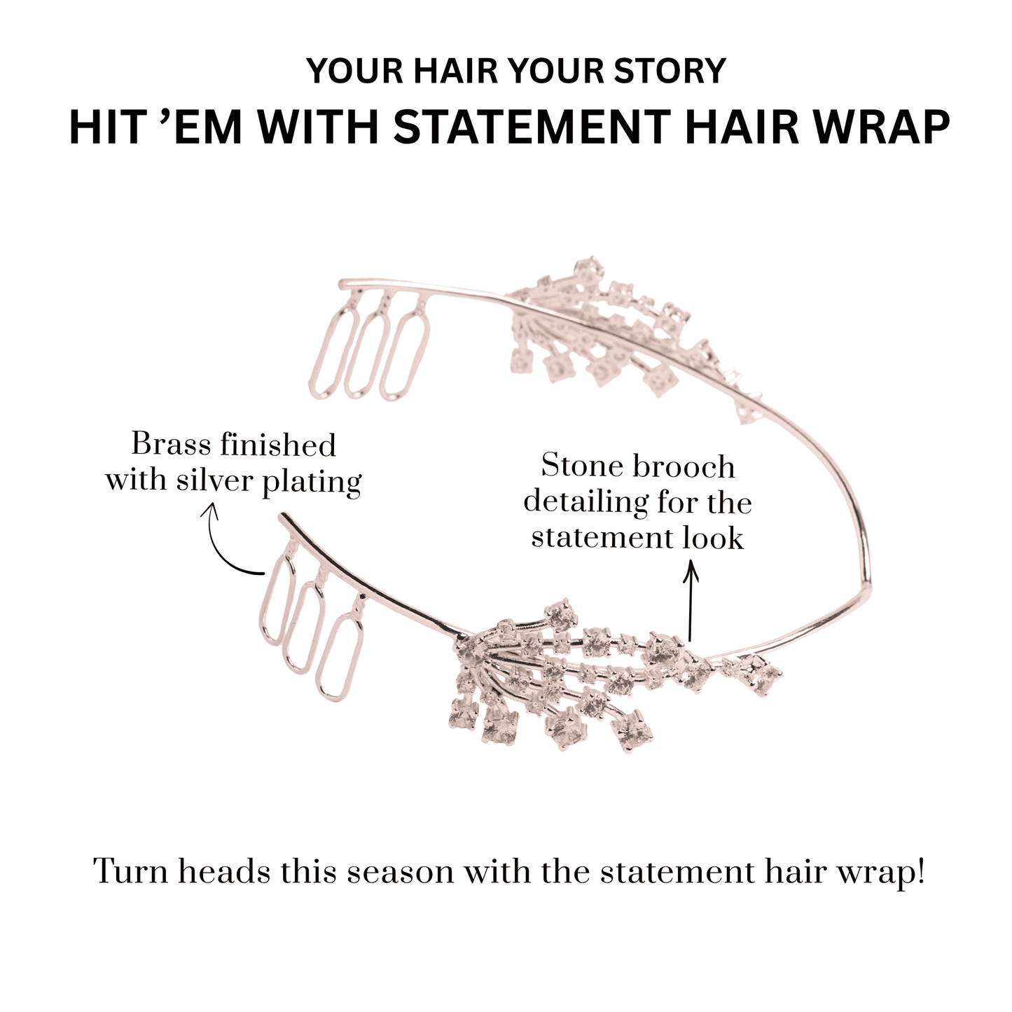 A SOIRÉE HAIR WRAP