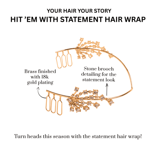 A SOIRÉE HAIR WRAP
