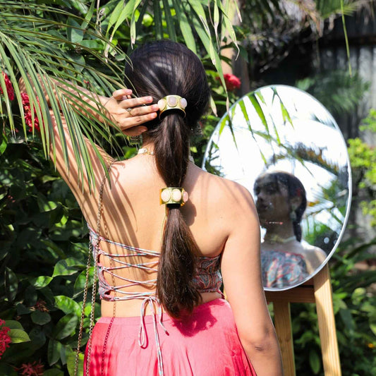 Klaire Studio GULABI AFFAIR PONY WRAP - hair accessory