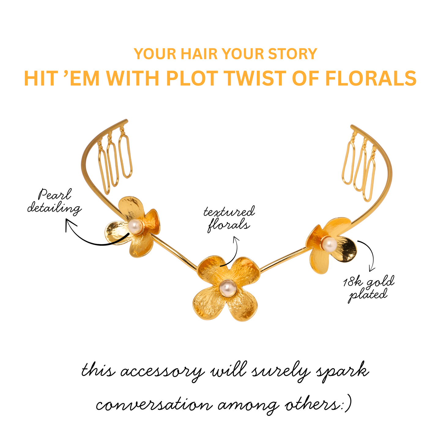 PHOOL BAGEECHA HAIR WRAP