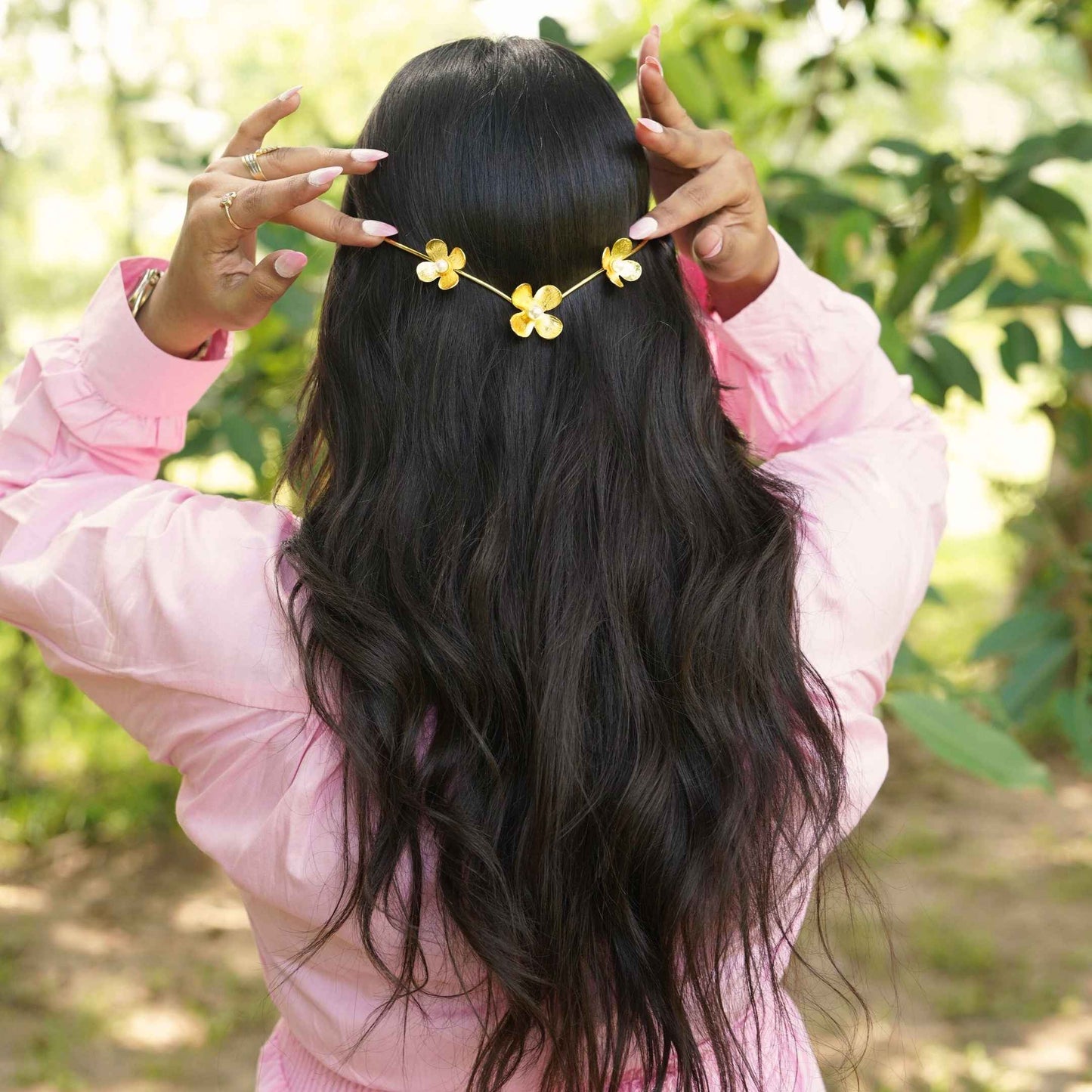 PHOOL BAGEECHA HAIR WRAP