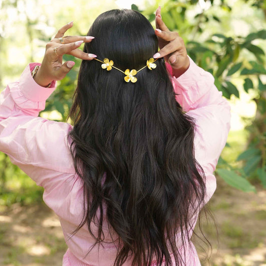 Klaire Studio PHOOL BAGEECHA HAIR WRAP - hair accessory