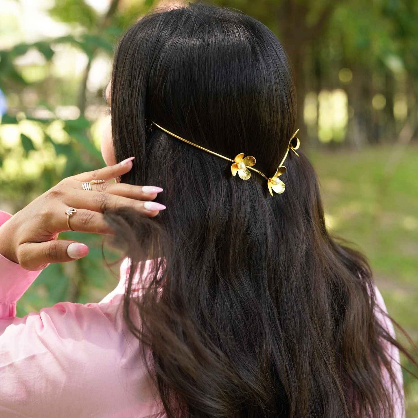 PHOOL BAGEECHA HAIR WRAP