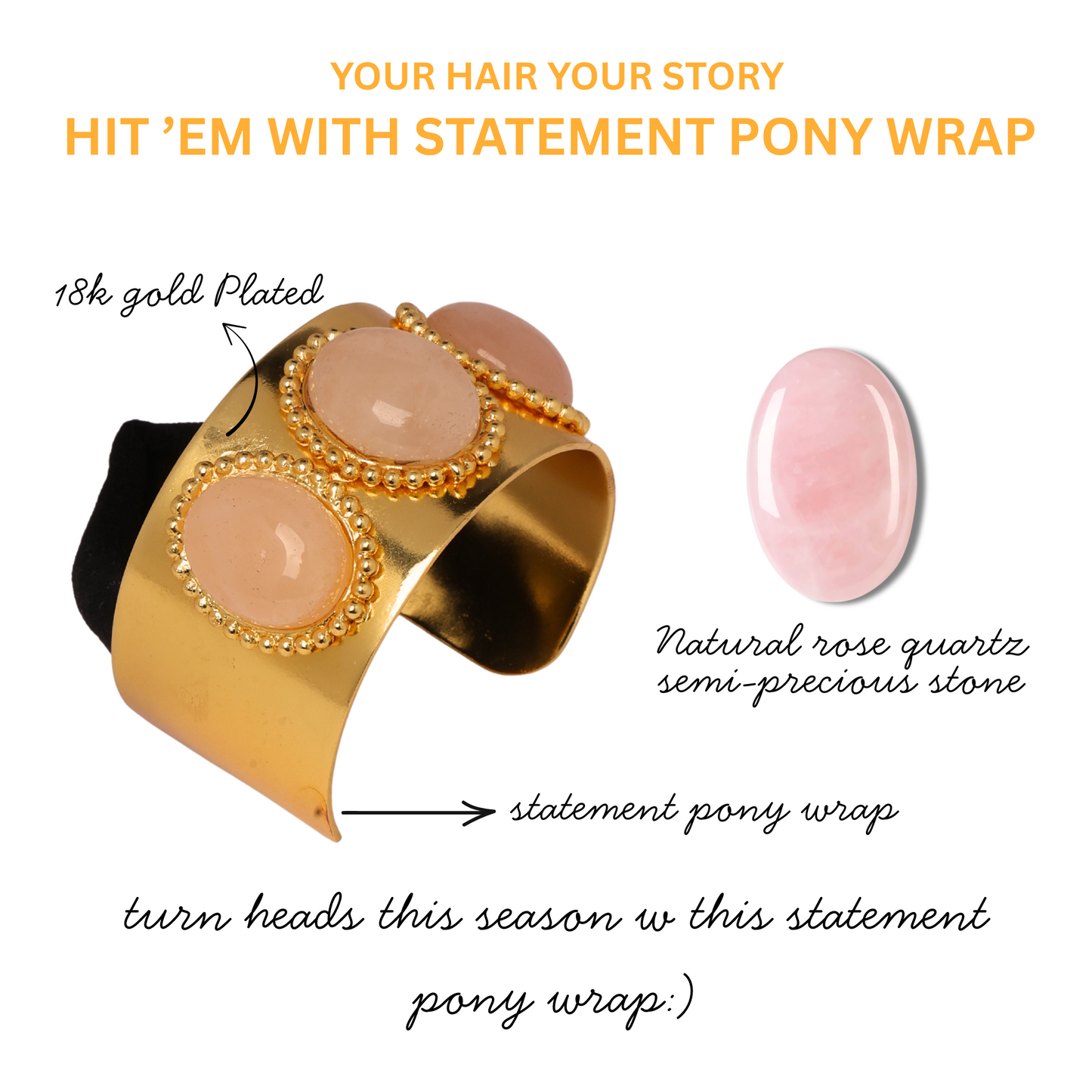 GULABI AFFAIR PONY WRAP